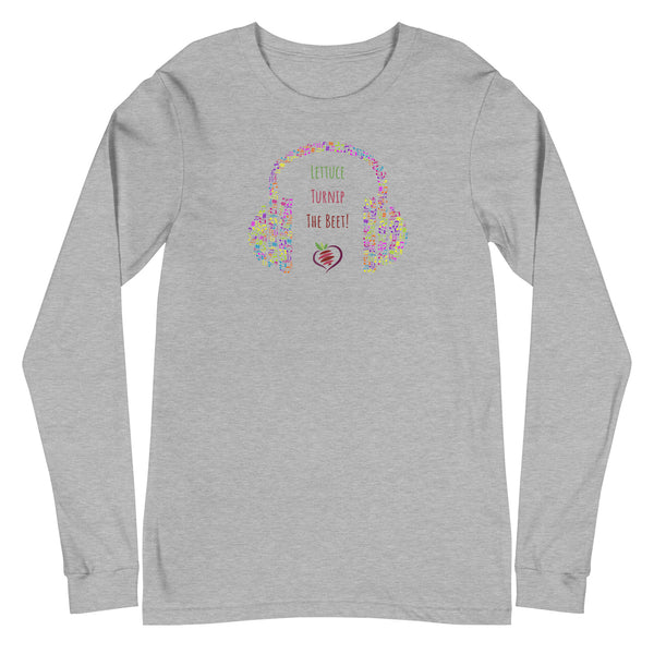 Long Sleeve Tee “Octave Sound Connect” Unisex Long Sleeve Tee--Headphones – iloveheartbeets