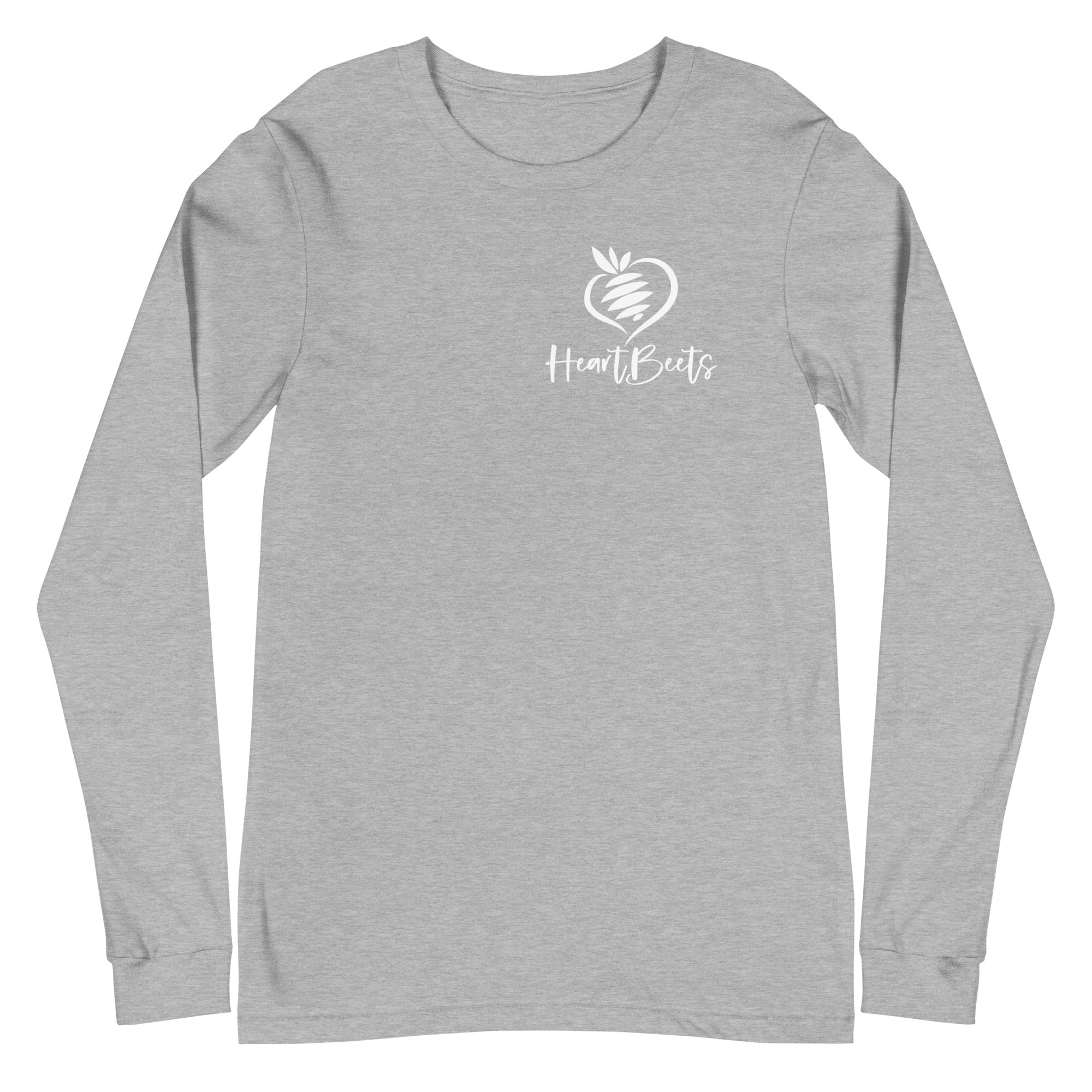 トップス DIANTE FUR PRINT LOGO LONG SLEEVE TEE Unisex Long Sleeve Tee--Logo – iloveheartbeets